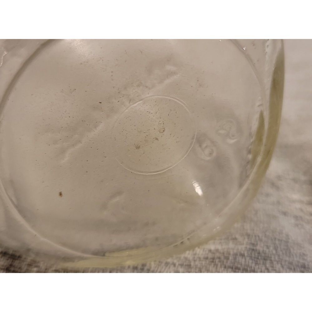 Masons Dairy Duraglas 17 62 Embossed Half Pint Milk Bottle Vintage - Picture 14 of 15